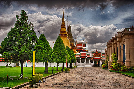翡翠佛寺庙 泰国曼谷旅行雕塑佛教徒雕像金子地标历史艺术气候建筑学图片