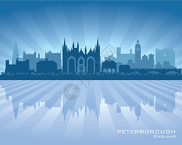 彼得伯罗英格兰市天线环形海岸市中心建筑学地标插图景观支撑海岸线旅行城市图片
