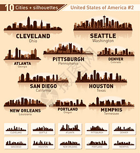 天线城市集 美国10个城市 2号高清图片