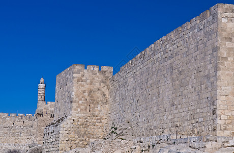 耶路撒冷隔离墙建筑砖块城市圣经考古图片