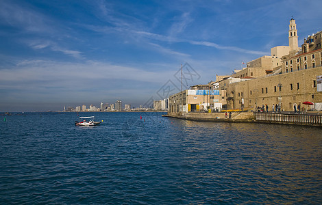 旧贾法港建筑码头地标港口贾法雅法历史性历史图片