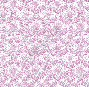 无缝带宽图案曲线墙纸边界树叶织物新娘蕾丝装饰品纺织品风格图片