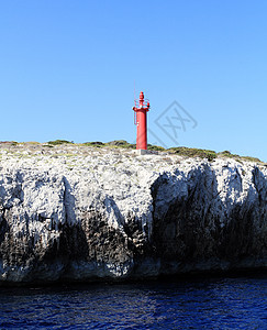 灯塔海滩海岸线旅行房子岩石石头导航建筑地标天空图片