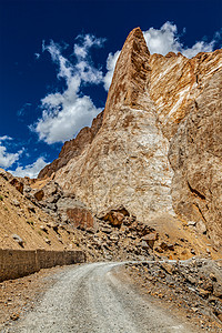 ManaliLeh公路风景道路运输山脉小路泥路图片