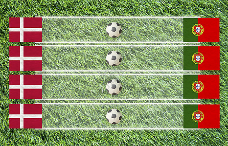 草背景上的可塑性足球旗帜得分B组六边形照片游戏竞赛爱好世界木板玩具橡皮泥黏土图片