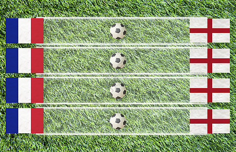 草背景上的可塑性足球旗帜得分D组爱好雕塑木板橡皮泥世界皮革照片黏土六边形玩具图片