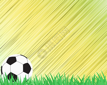 以草草和抽象背景为背景的足球足球白色玩具游戏爱好团队皮革圆形绿色照片世界图片