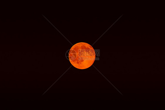 红色月亮4号月光图片