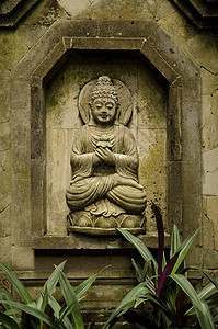 在中的 buddha 图像寺庙雕像花园数字宗教情调佛教徒异国图片