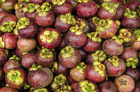 市场中芒果 热带热带异国水果生产美食山竹食物情调背景图片
