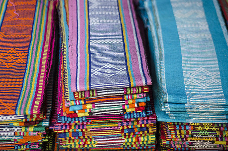 东提莫的塔伊丝织物纪念品市场面料旅游文化旅行游客工艺纺织品遗产图片