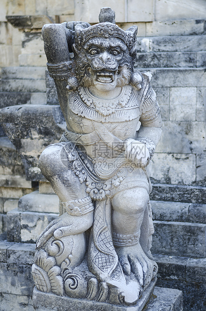雕塑在寺庙里 巴利因多尼西亚雕像文化旅行旅游传统艺术宗教建筑学情调游客图片