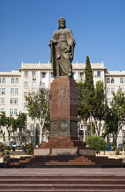 巴库阿泽拜扬建筑地标房子建筑物街景街道旅行雕像家园纪念碑房屋图片