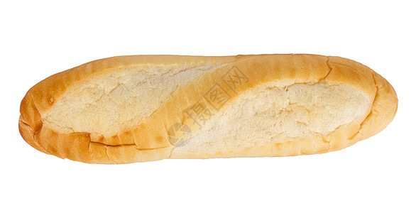 长棍面包对象食物美食家文化影棚包子白色背景图片