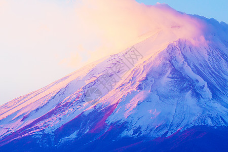 藤藤山关门了公吨日落火山积雪顶峰冰镇植物图片