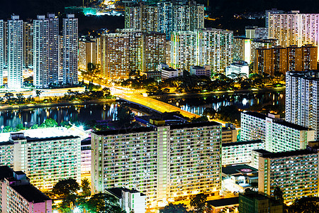 香港的住宅区天线住宅鸟瞰图建筑公寓天际房屋住房图片