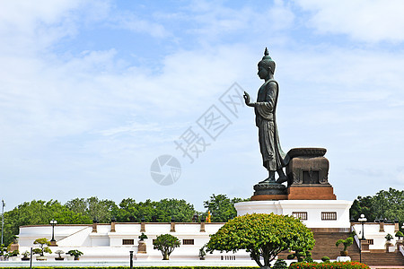 泰国漫走佛佛像白色雕像沉思黑色宗教旅行文化历史性冥想建筑学图片