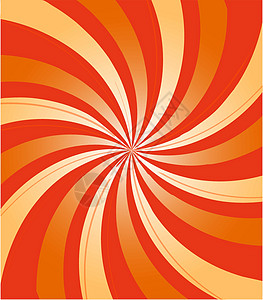 橙色日光束太阳光线橘子带子果味阳光漩涡条纹射线螺旋图片
