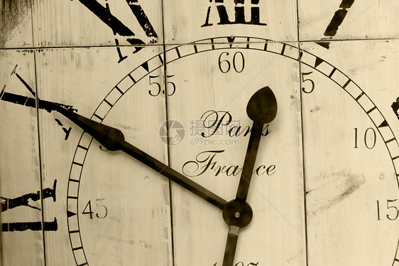 时间在场过去式数字黑色木钟计时器码表闹钟小时钟表图片