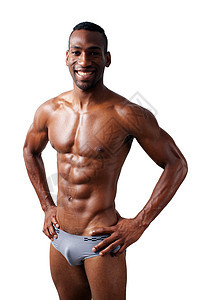 粗壮肌肉黑人(12)图片