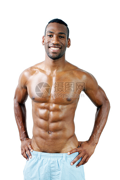粗壮肌肉黑人(13)图片