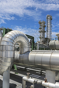 钢钢管线技术管道力量石化植物化学品工业气体炼油厂工厂图片