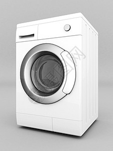 洗涤机机垫圈家庭工作家务洗衣店白色机器纺纱技术灰色图片