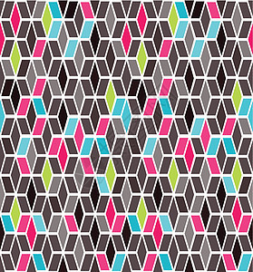 抽象立方体盒子建筑插图粉色马赛克蓝色灰色墙纸电脑光学图片