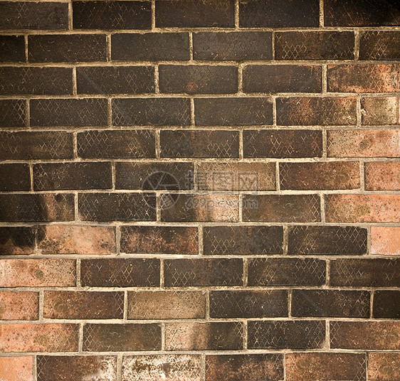 旧砖块石墙建筑棕色材料石头图片
