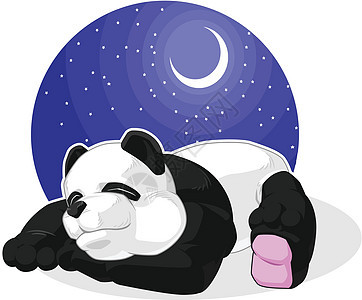 熊猫睡觉图片