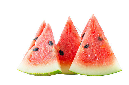 水瓜切片绿色营养水果健康甜点食物植物红色饮食西瓜图片