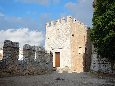 Cacacamo城堡的视图背景图片