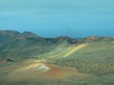 火山岩浆场火星岩石休眠背景图片