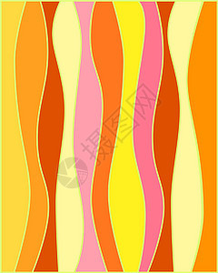 浅浅面色墙纸海浪艺术调色板卷曲插图刷子黄褐色曲线赭石图片