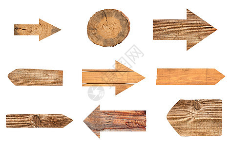 白背景上各种空木形符号集集集合招牌村庄牌匾乡村信号框架木头木板古董控制板图片