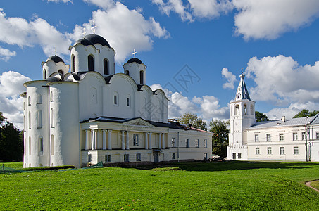 俄罗斯大诺夫哥罗德圣尼古拉斯大教堂教会宗教同盟建筑学历史寺庙旅行堡垒王子图片
