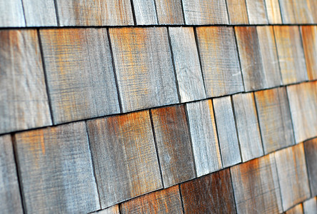 屋顶花织的木板建筑学建筑房子木头屋顶风化材料阁楼平铺图片