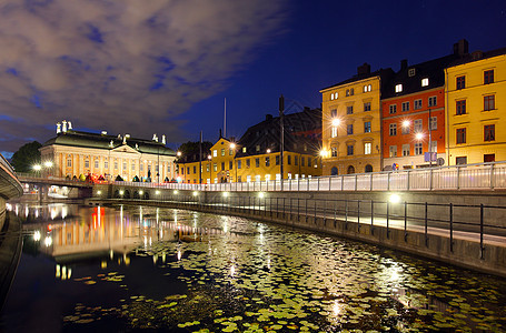斯德哥尔摩旧城地点房子历史地标假期天空建筑旅游建筑物景观图片