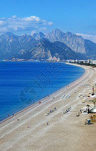 安塔利亚 康亚亚尔提海滩阳光旅游火鸡海滩旅行地点国家目的地假期风景图片
