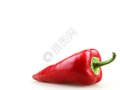 白上孤立的红胡椒白色红色团体绿色食物辣椒美食蔬菜健康图片