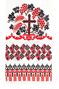 以交叉丝缝模式手工制作的刺绣纤维叶子针织装饰品宏观装饰针脚纺织品棉布国家图片