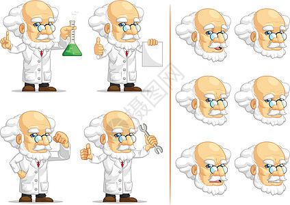 科学家或自定制马斯科特2号教授图片