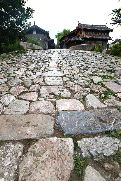 中国日南李江的古代舒河镇商业地标旅游石头岩石废墟建筑旅行建筑学文物图片