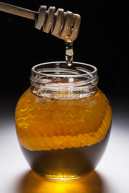 蜂蜜罐食物蜂窝滴水蜜蜂农家图片