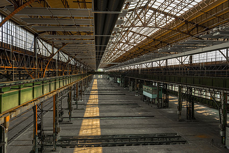 旧工厂的工业内地大厅建造建筑学建筑金属地面窗户仓库图片