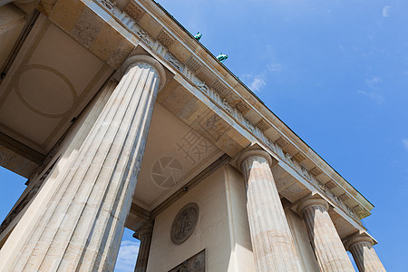 德国柏林勃兰登堡门中心景观首都雕像建筑学文化历史场景柱子国家图片