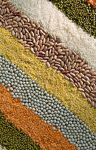 有色条纹的干谷大豆豆类对角线蔬菜种子状物食物碎粒小麦收藏图片