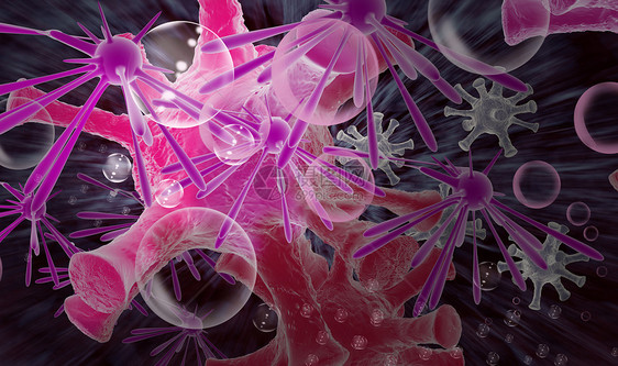 微有机体健康背景医疗缩影生物学疾病药品细菌美丽微生物图片