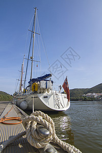 帆船码头瓜迪亚纳号的帆船休闲海洋旅游码头娱乐旅行风景航海观光游艇背景