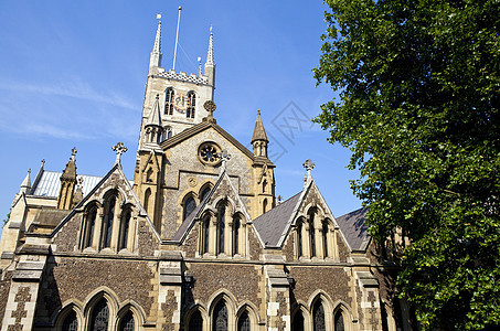 伦敦南武克大教堂崇拜观光历史建筑学旅游地标建筑城市宗教景点图片